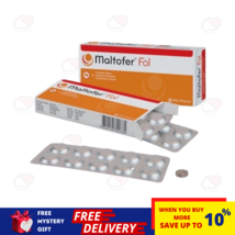 Original Maltofer Fol Chewable Tablets 30'S For Iron Deficiency Free Ship - $21.56