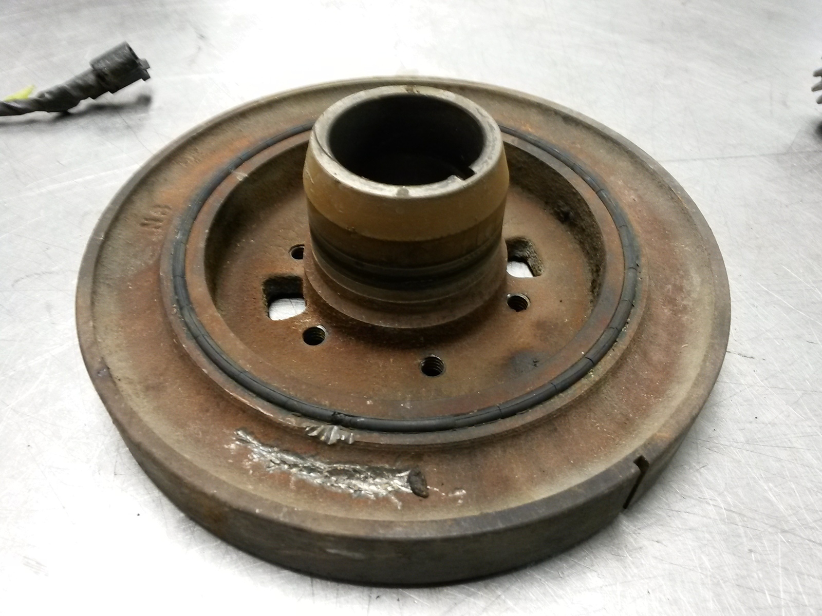 Crankshaft Harmonic Balancer From 1994 Jeep Grand Cherokee 5.2 Pulleys