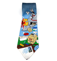 Vintage 1997 Looney Tunes Stamp Collection Tie Bugs Bunny USPS Warner Br... - £15.40 GBP