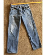 Vtg 80s Levis 501xx Mens 33x 29Thrashed Button Fly Original Fit Jeans USA - $148.94 CAD