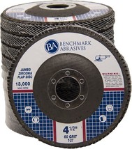 Benchmark Abrasives 4.5&quot; X 7/8&quot; Premium High Density Jumbo Zirconia, 10 ... - $35.96