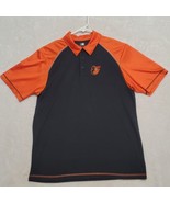 Baltimore Orioles Mens Polo Shirt Size L Genuine Merchandise Orange Black  - $18.87