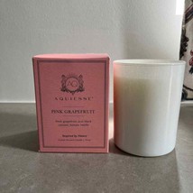 Aquiesse Pink Grapefruit Soy Wax Candle 10 Oz 90 Hours New - £27.05 GBP