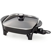 Presto 06626 11 inch Electric Skillet w/glass lid - £50.64 GBP