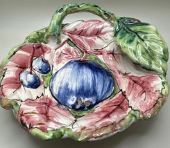 Pottery Dish. Italian Hand Painted - $12.00