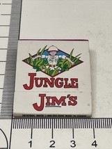 Vintage Matchbook Cover. Jungle Jim’s  Orlando, FL   gmg  Unstruck - £9.71 GBP