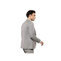 Men 3pc European Vested Suit WESSI by J.VALINTIN Extra Slim Fit JV45 Beige Brown image 5