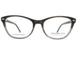 Fregossi Eyeglasses Frames 470 TAUPE/GREY Round Cat Eye Full Rim 53-19-140 - $55.91