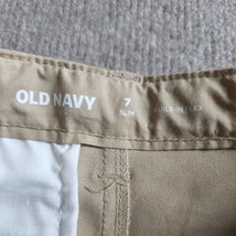 Old Navy Built-in Flex Uniform Shorts Boys Size 7 Slim Khaki Twill Straight NEW - £15.64 GBP