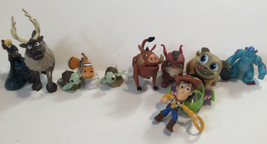 Disney Figures lot of 11 toys Frozen Toy Story Nemo T1 - £15.77 GBP