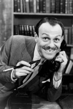 Terry-Thomas On Telephone Classic Look B&W 18x24 Poster - $23.99
