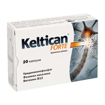 Keltican Forte 20 capsules food supplement For pain in the spine, low back, neur - £20.18 GBP