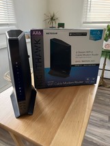 NETGEAR NIGHTHAWK AX 2700 CAX30 CABLE MODEM ROUTER WiFi COMBO DOCSIS 3.1 - $197.99