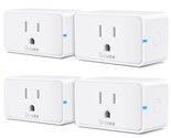 Govee Smart Plug, Wifi Bluetooth Outlets 4 Pack Work With Alexa And Google - $44.93