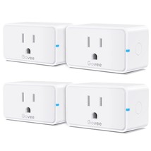 Govee Smart Plug, Wifi Bluetooth Outlets 4 Pack Work With Alexa And Google - £35.71 GBP