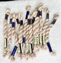 14 MINT Anchor Perle Pearl Cotton #933 Cream Embroidery Floss Vintage Skein - £14.90 GBP