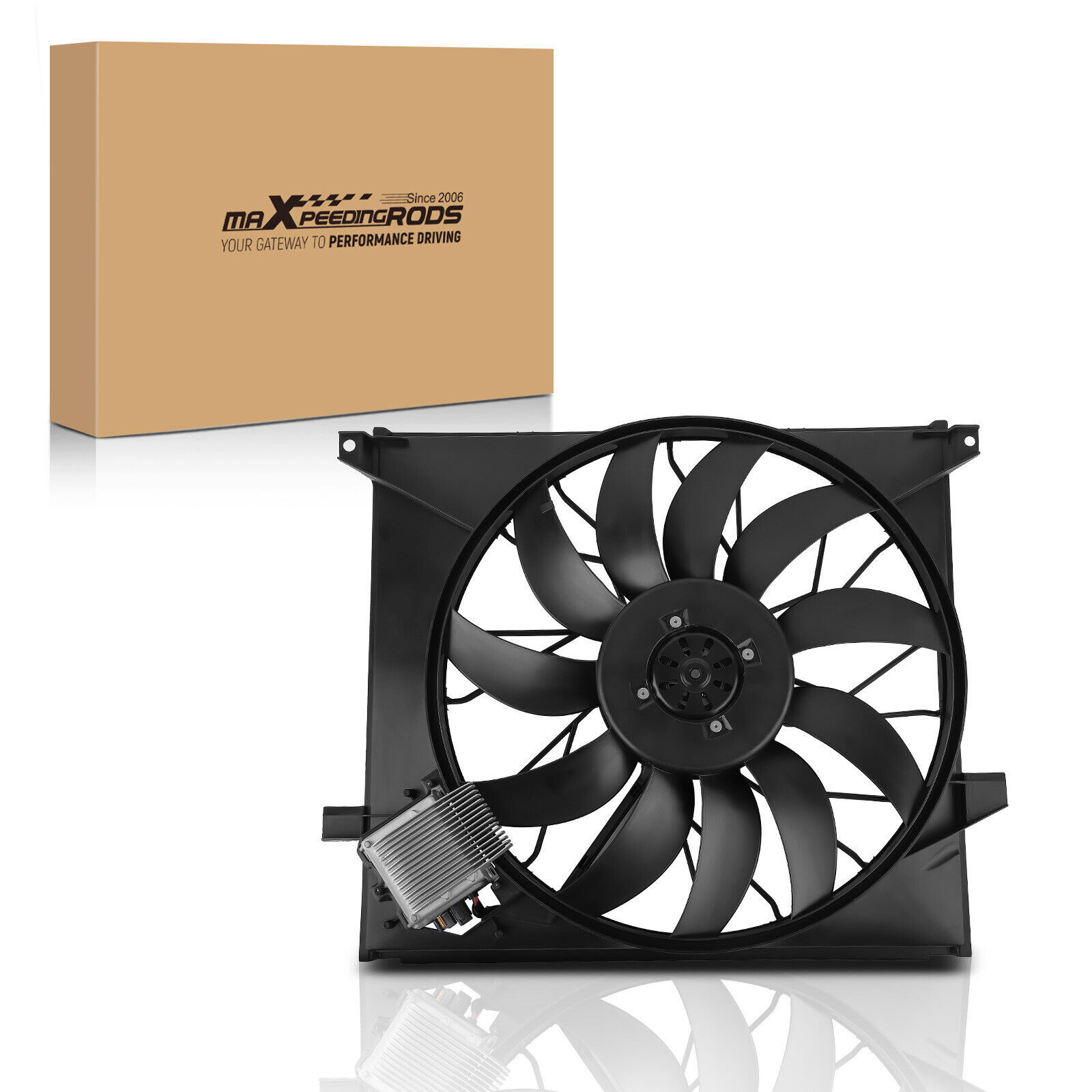 Radiator Brushless Cooling Fan Assembly for Mercedes-Benz W163/ML55 AMG