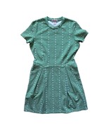 Boast Women&#39;s Green White Tennis Dress Medium Short Sleeve Activewear Sp... - $12.86