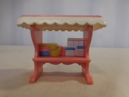 Fisher Price Loving Family Dollhouse Pink Baby Doll Changing Table Nurse... - $8.92