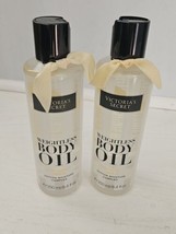 Victoria’s Secret Weightless Body Oil Acai Lot 2 Cotton Moisture Complex New - $60.76