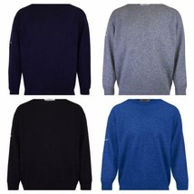 Proquip Uomo Lambswool Idrorepellente Maglione Girocollo - Grigio, Navy,... - $101.89 CAD