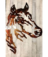 Horse Head - Metal Wall Art - Copper 40&quot; - $161.48