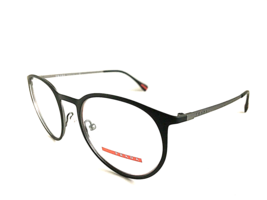 New PRADA Sport VPS 50H DG0-1O1 Round 52mm Black Men&#39;s Eyeglasses Frame Italy - £132.90 GBP