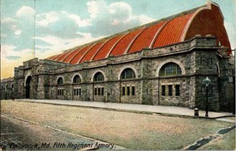Baltimore Maryland Postcard Fifth Regiment Armory Vintage Unposted Otten... - $11.99
