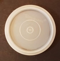 VTG Tupperware Round Replacement Lid 297-82 Snap On Tupper Seal 3 inch Clear - £4.61 GBP