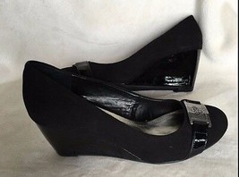 BCB Generation tauriel logo Wedge Pump Heel Shoes Sz 7.5 NEW - £19.97 GBP