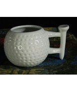 Golf Ball and Tee Handle Shaped Coffee Mug Cup Perfect for Golfing Golfers - $27.06 CAD