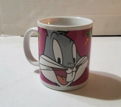 Bugs Bunny Looney Tunes Coffee Cup Tea Mug 1998 Gibson Warner Bros. Carrots - $16.70
