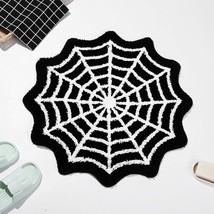 Halloween Spider Web Bath Mat For Bathroom Rugs Non Slip Machine Washabl... - $38.99