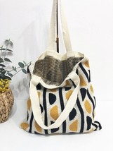 Female Casual Crochet Top-handle Tote Bag Women Teenager Korean Fashion Retro Le - £28.03 GBP