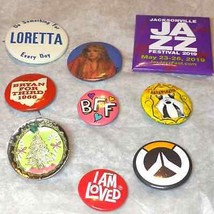 Nice vintage 7 lot of pinbacks - $18.81