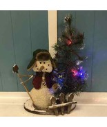 Hanna’s Handiworks light-up plush snowman with Christmas tee 17” x 11” - $40.88 CAD