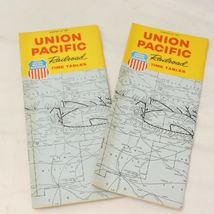 2 Union Pacific Railroad Passenger Time Tables September 24, 1967 - $273.96 MXN