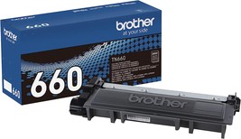 Black Replacement Brother Genuine High Yield Toner Cartridge, Tn660,, 600 Pages. - £60.55 GBP