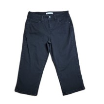 Royalty for Me Crop Denim Jeans ~ Sz 10 ~ Black ~ High Rise ~ 19&quot; Inseam - £16.90 GBP