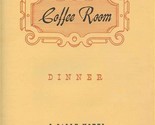 La Salle Hotel Coffee Room Dinner Menu Chicago Illinois 1953 - £52.82 GBP