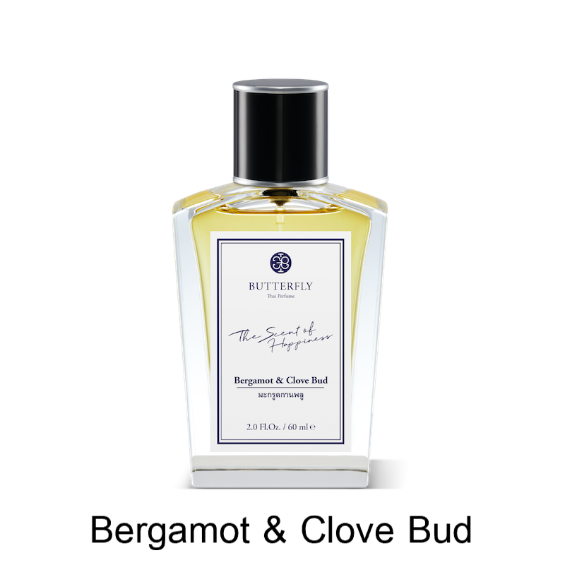 BERGAMOT & CLOVE BUD, Butterfly Thai Perfume 60 ml.