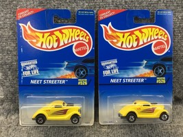 Hot Wheels 1995 Lot of 2 Yellow Neet Streeter #526 Basic Wheels India - £6.22 GBP