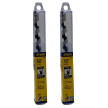 Irwin 49908  1/2&quot; Auger Drill Bit Pack of 2 - £13.55 GBP