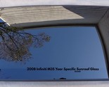 2008 INFINITI M35 M35X YEAR SPECIFIC OEM FACTORY SUNROOF GLASS FREE SHIP... - £117.72 GBP