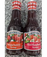 Smucker’s Red Raspberry and Strawberry breakfast pancake Syrups - Exp No... - £35.30 GBP