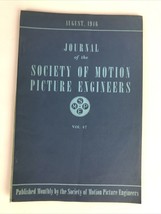 SMPE Journal Of The Society Of Motion Picture Engineers August 1946 VOL ... - £10.21 GBP