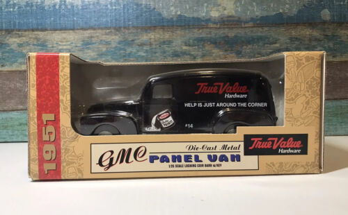 Primary image for 1951 GMC Chevy Panel Van 1:25 Locking Coin Bank DieCast NIB