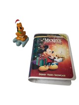 Vintage McDonald&#39;s Happy Meal Mickey&#39;s Once Upon A Christmas Pluto Figur... - £4.19 GBP