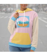 Unisex Colorful Eco Mountain Lake Hoodie Outdoor Hiking Camping Nature A... - $110.28 CAD+
