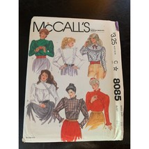 McCall's Misses Blouse Sewing Pattern Sz 10 8085 - Uncut - $10.88